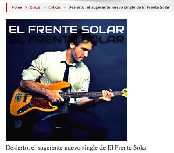 Review del disco El Frente Solar